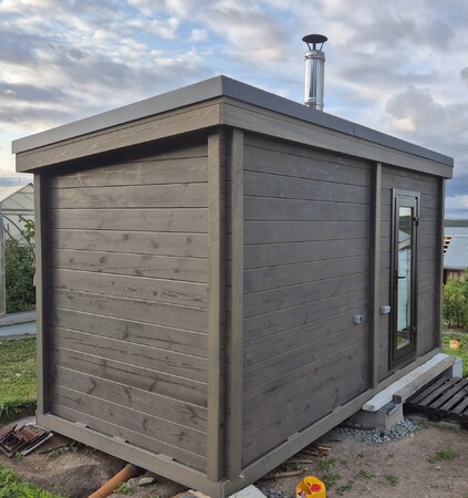 Модульная Баня SmDom BRUS.2,5 х 4,5 - Модульные Бани и Дома